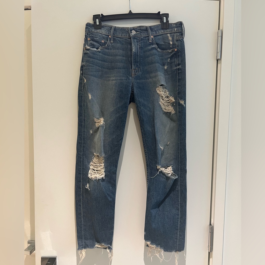 Mother Jeans Size 26 - The Sinner Style In Ice Cream, You Scream.